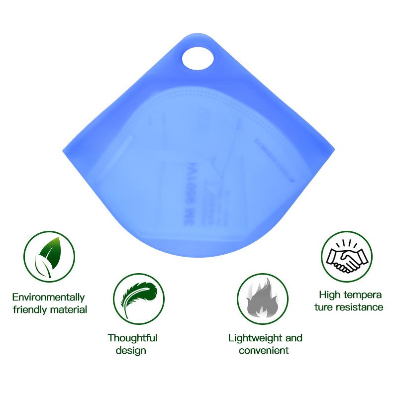 Портативный ящик для хранения масок, одноразовый держатель для масок, контейнер, силиконовый зажим для хранения масок для детей, органайзер для школьников, инструменты