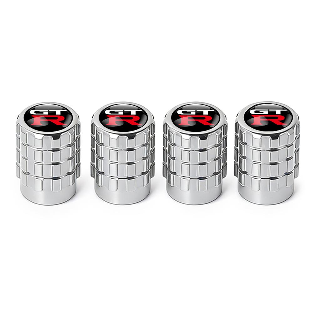 For Nissan MBQ14Pcs 3D Metal Tire Valve Caps Car Tyre Air Stems Cover For Nissan Qashqai J11 J10 Juke Leaf NOTE X-trail T32 Tiida Micra Nismo