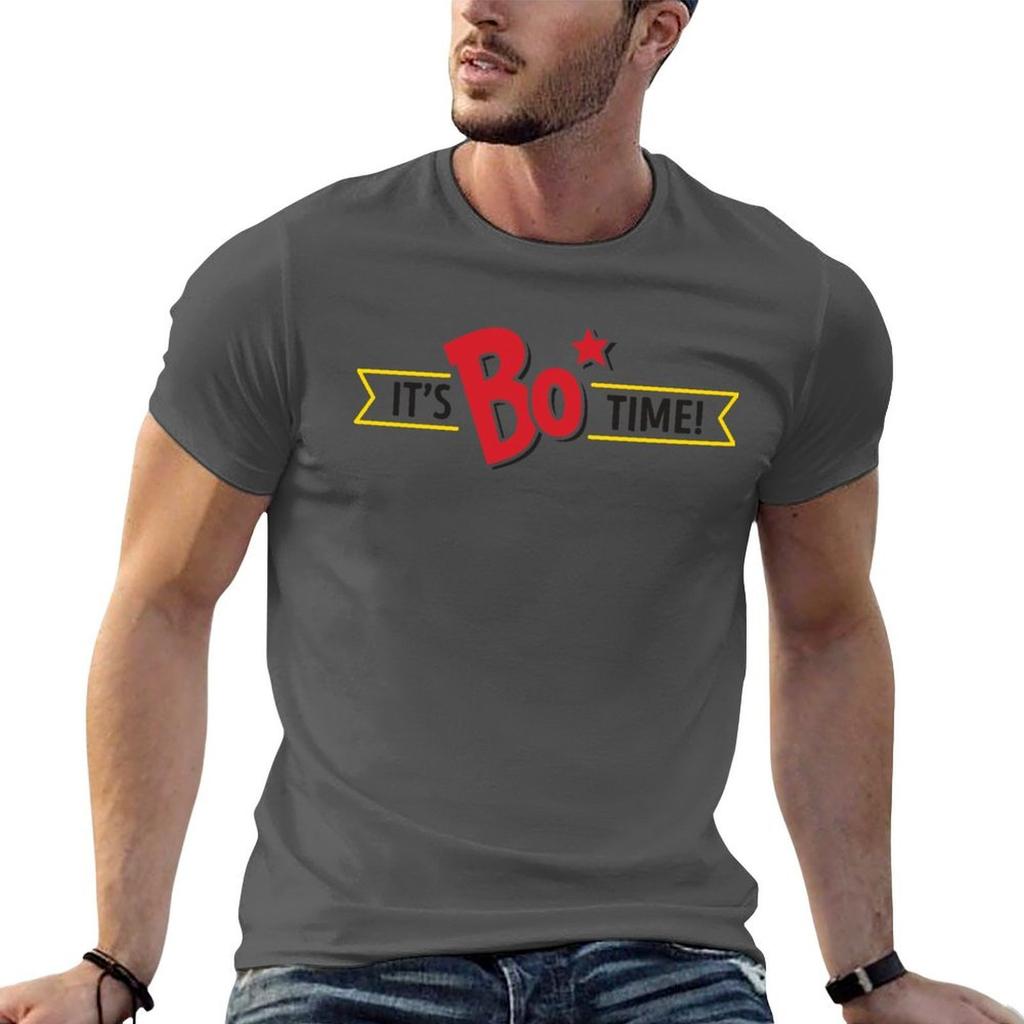 Это Bo Time Bojangles (Черный текст) Футболка для спортзала Дышащая с коротким рукавом
