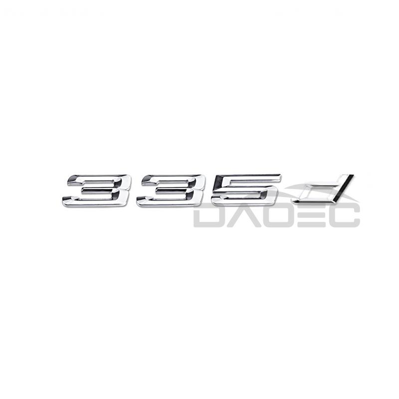 Car 3D ABS Trunk Letters Logo Badge Emblem Decals Sticker For BMW 3 series 320d 325d 328d 330d 335d E46 E90 E91 F30 F31 F34 G20 KS6