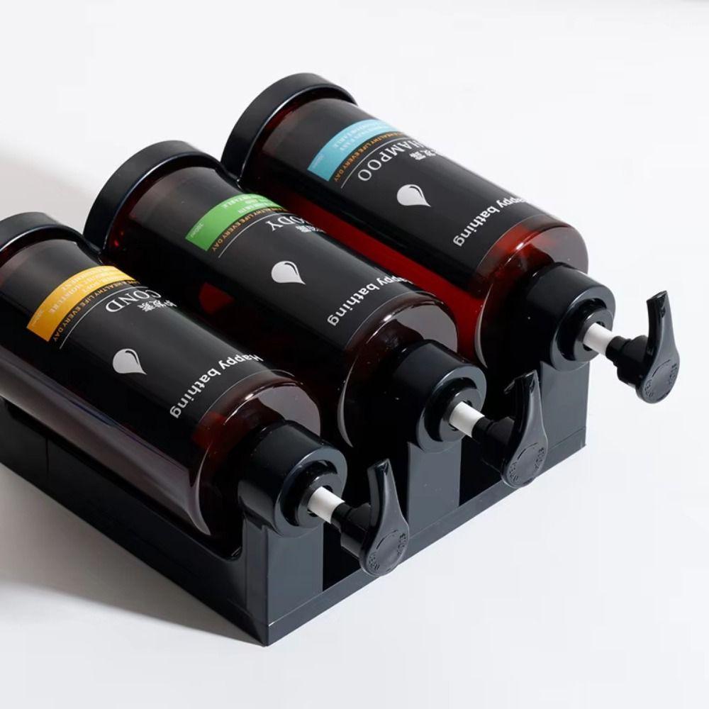 Hand Press Empty Pump Bottle No Punching Bath Lotion Container Manual Soap Dispensers Kitchen