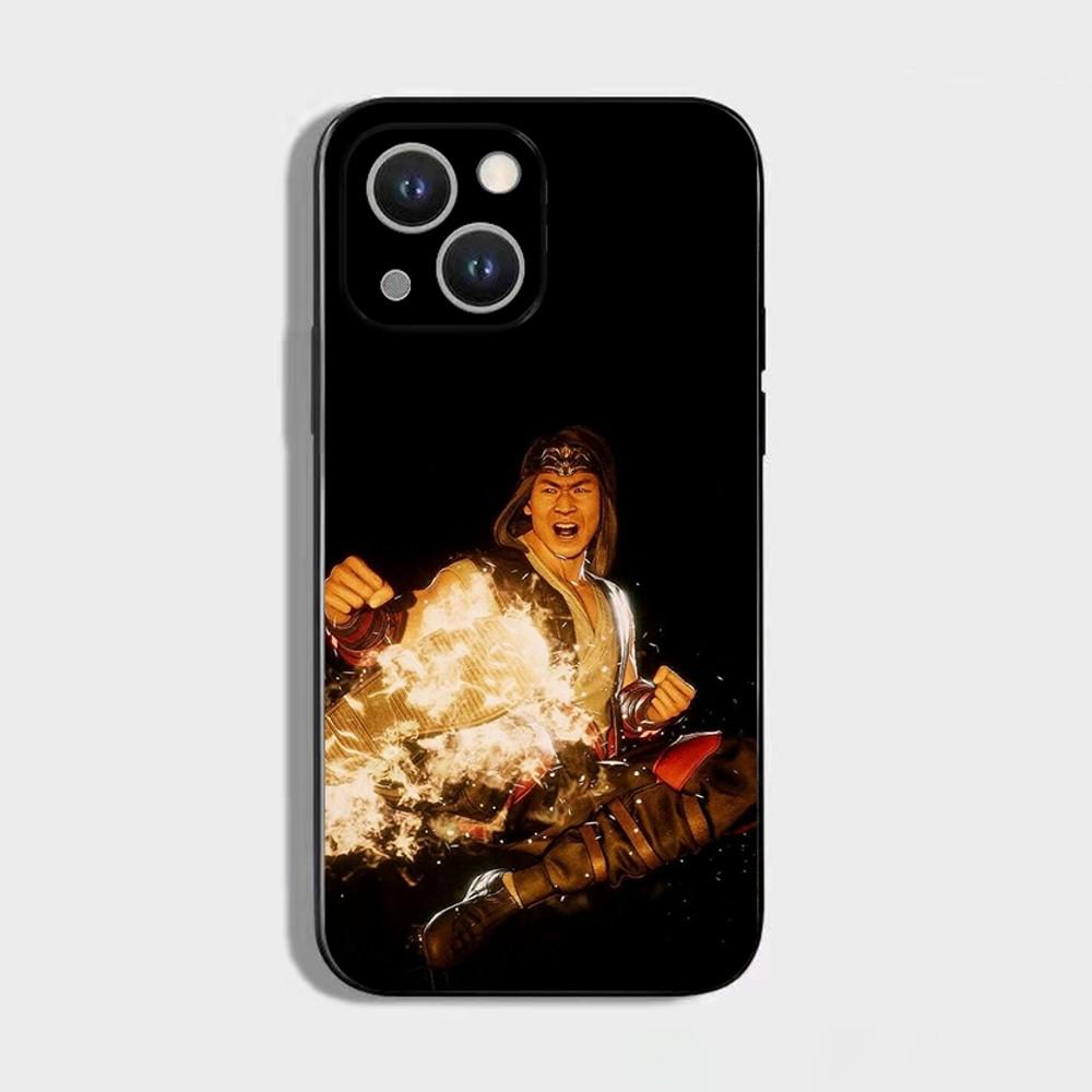 Game M-Mortal Kombat Phone Case For iPhone 16,15,14,13,12,11 Plus,Pro Max,XS,X,XR,SE,Mini,8,7,Soft Silicone Black Cover