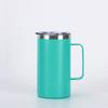 Stainless Steel Vacuum Insulated Coffee Mug With Handle 600ml Double Wall Thermal Cup Office Home Travel