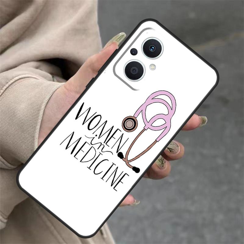 Мультяшный Чехол Доктор Медсестра Для OPPO Reno 11 11F 10 Pro 4Z 5Z 8T 5 6 7 8 Lite OPPO Find X5 X6 Pro X2 X3 Lite Чехол