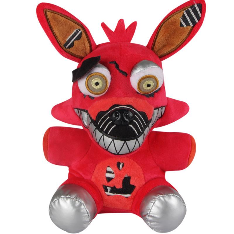 18 см Горячие Плюшевые Игрушки Fnaf Милые Каваи Фредди Животное Фокси Бонни Медведь Ribbit Набивные Плюшевые Игрушки В Наличии Плюшевый Подарок на День Рождения