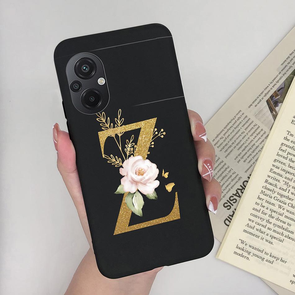 Для Xiaomi POCO M5 Чехол Роскошный Модный Силиконовый Мягкий ТПУ Задняя Панель Защитная Оболочка Телефона Для Xioami POCO M5 4G Милый Чехол с Буквами Сумки