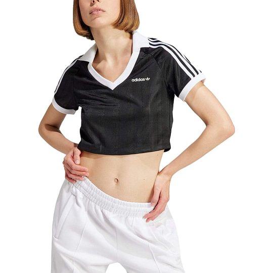 adidas Футбольный кроп-топ Originals Черный IR9780