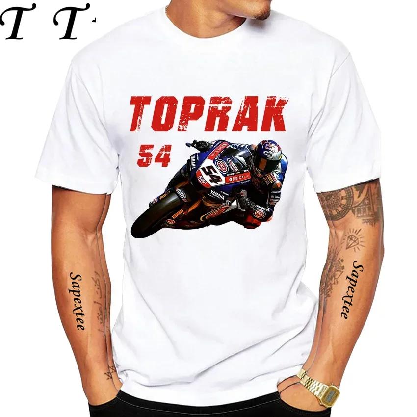 Toprak Razgatlıoğlu 54 GP Racing Riding T-Shirt Unisex Short Sleeve Boy Adventure Sport Casual White Tops Motorcycle Rider Tees