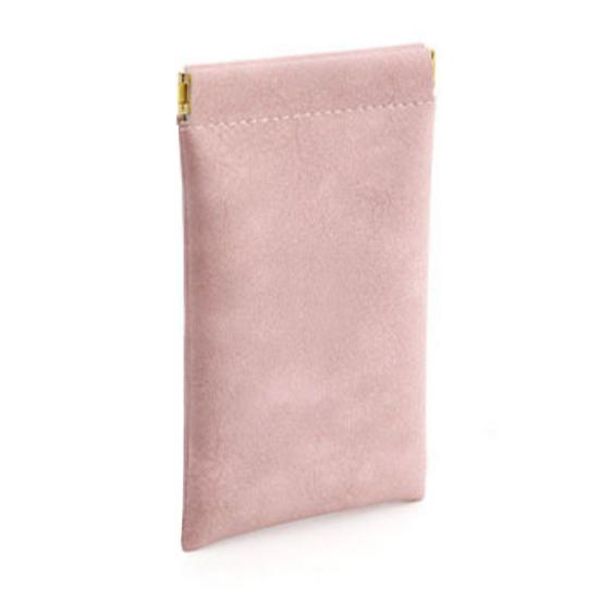 Портативная сумка для хранения очков с автоматическим замком, мягкий чехол из искусственной кожи для солнцезащитных очков, органайзер для очков для женщин и мужчин с близорукостью