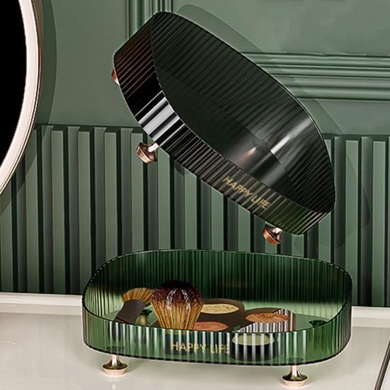 Light Luxury Makeup Perfume Desktop Organizer Dresser Countertop Cosmetics Organizer Tray Multifunctional Fruit Serving Tray Bathroom Vanity Tray