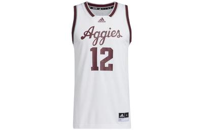 Men's Adidas Free Shipping With AdiClub Texas A&M Swingman Jersey