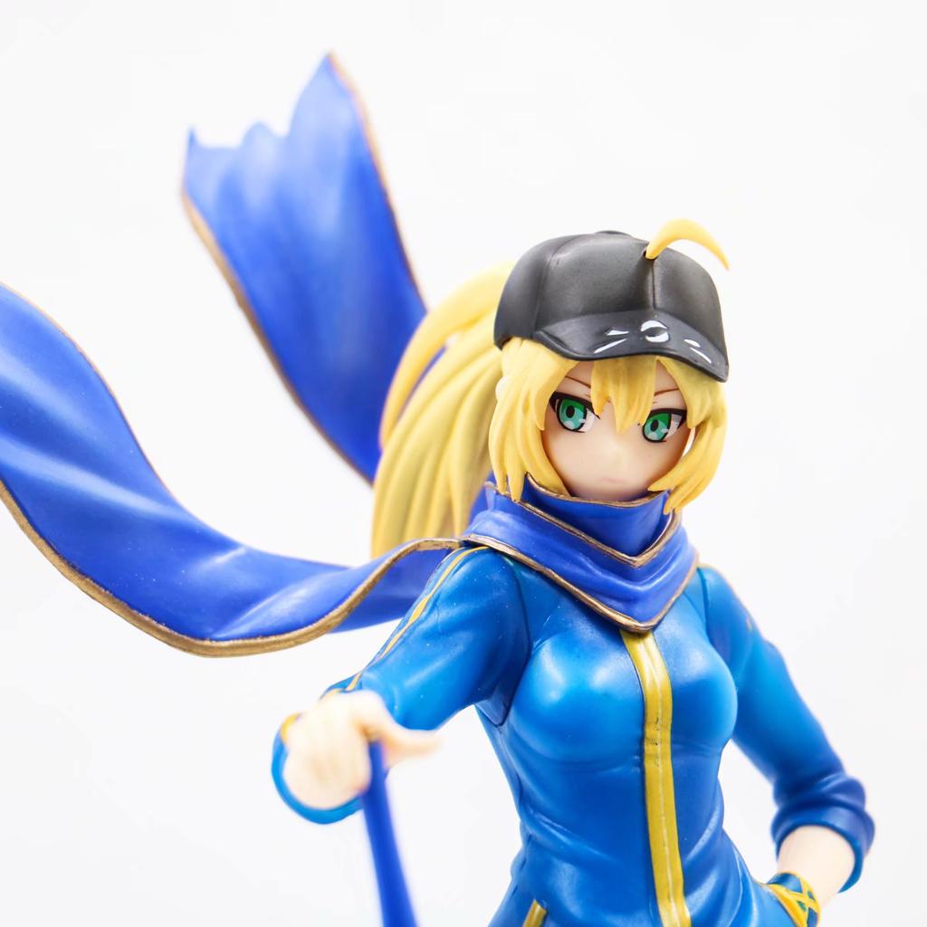 23CM Anime Emiya-san Chi no Kyou no Gohan - Altria Pendragon Action Standing Model Toy Gift Collection Action Figure PVC