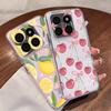 Чехол с узором из вишни класса люкс для Xiaomi Redmi Note 15 Pro 4G Funda Redmi Note 14 13 Pro 5G Прозрачный силиконовый мягкий чехол из ТПУ