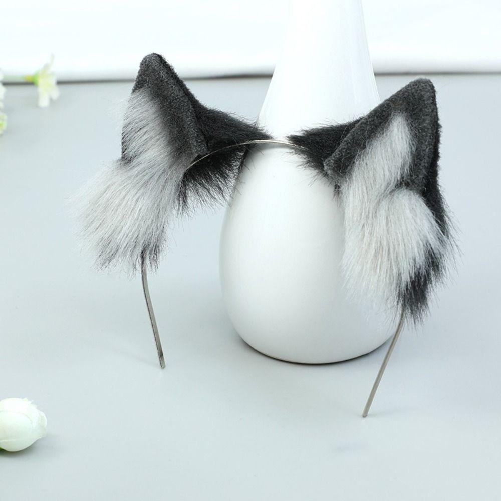 Cat Wolf Ears Idol Doll Headwear Cat Ear Hairband Headwear for Cotton Doll  Plush Doll Cosplay