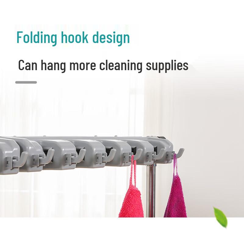 Longdai Stainless Steel Movable Cleaning Tool Organizer