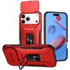 Применимый чехол для мобильного телефона iPhone17ProMax Комбайн Apple 16Pro кронштейн 15 выдвижное окошко 14 защитный чехол