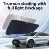 Portable Car Sunshade Upgraded Thick Sunshade Single Piece Car Windshield Sunshade Easy to Install and Foldable StorageWindshield Sunshades 1