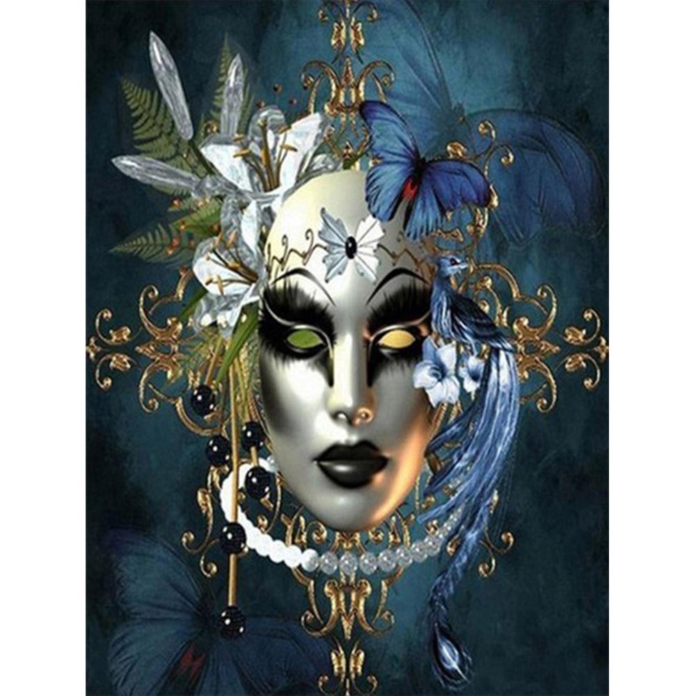 Набор для алмазной живописи, маска, картины из страз, 5D DIY, Алмазная вышивка, вышивка крестиком, портретная мозаика, настенное искусство