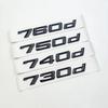 3d ABS Chrome Car Trunk Letters 730Ld 735Ld 740Ld 750Ld 760Ld Emblem Logo Nameplate Sticker For BMW F01 F02 G11 G12 Accessories
