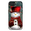 Snowman Merry Christmas Snow Tree Deer Gift Cover for Apple iPhone 16 17 Air 14 15 Pro Max Plus 16+ 16E 14+ ProMax Case