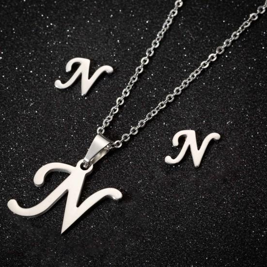 Полезные ожерелья из 26 букв, яркие цвета, гальваническая нержавеющая сталь, привлекательная