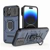 Противоударный бронированный чехол-слайдер для камеры для iPhone 16 15 14 13 Pro Max Plus Крышка Защита объектива Магнитное кольцо Подставка Держатель Funda Coque