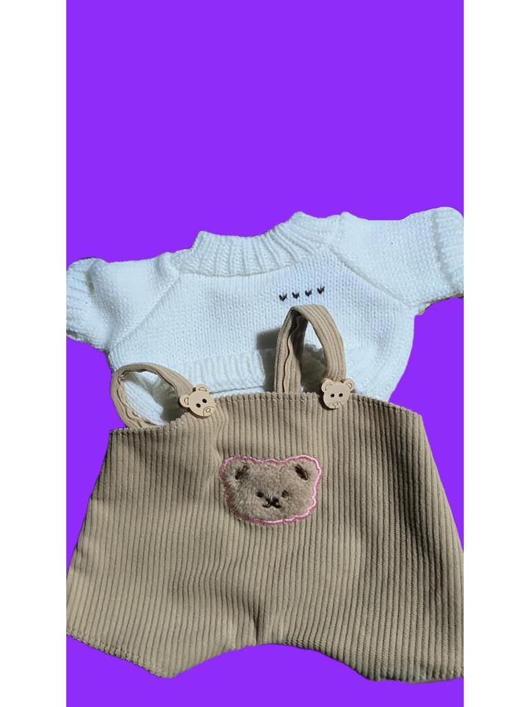 Плюшевая кукла медведь с 11 шарнирами: Трансформируемая тряпичная кукла в подарок для девочек