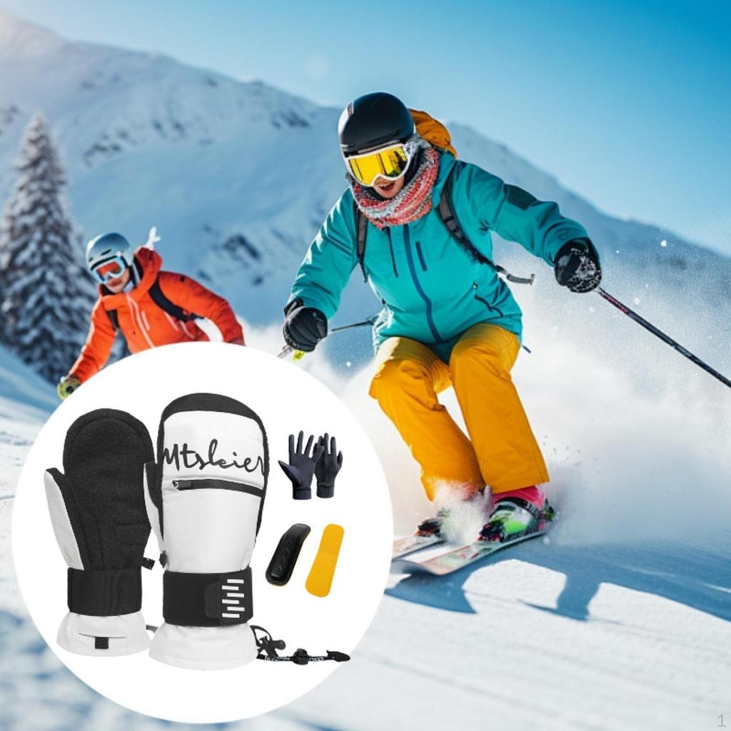 Лыжные перчатки Snow EVA противоударные мягкие сноубордические зимние мужские и женские для бега