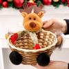 Christmas Candy Storage Basket Decoration Santa Claus Storage Basket Gift ARI