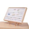 Jewelry Tray Organizer Ring Stand Accessories Flat Earring Display Holder Storage for
