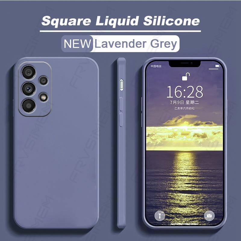 Liquid Silicone Phone Case for Samsung Galaxy A12 A22 A32 A22S A52 A52S A72 A13 A23 A33 A53 A73 5G A21S A31 A41 A51 A71 Cover