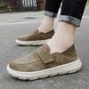 Men's casual shoes new low-top first-layer pigskin large-size men's shoes personalized lazy shoes for men