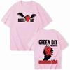 2025 Rock Band Green Day The Saviors Tour Графические Футболки Мода Хип-Хоп Футболка с коротким рукавом Унисекс Высокое качество Футболки
