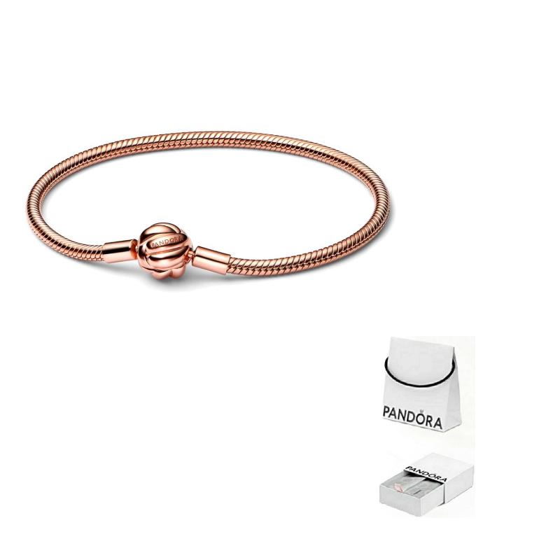 Pandora Браслеты MOMENTS Женские Розовое золото 582422C00