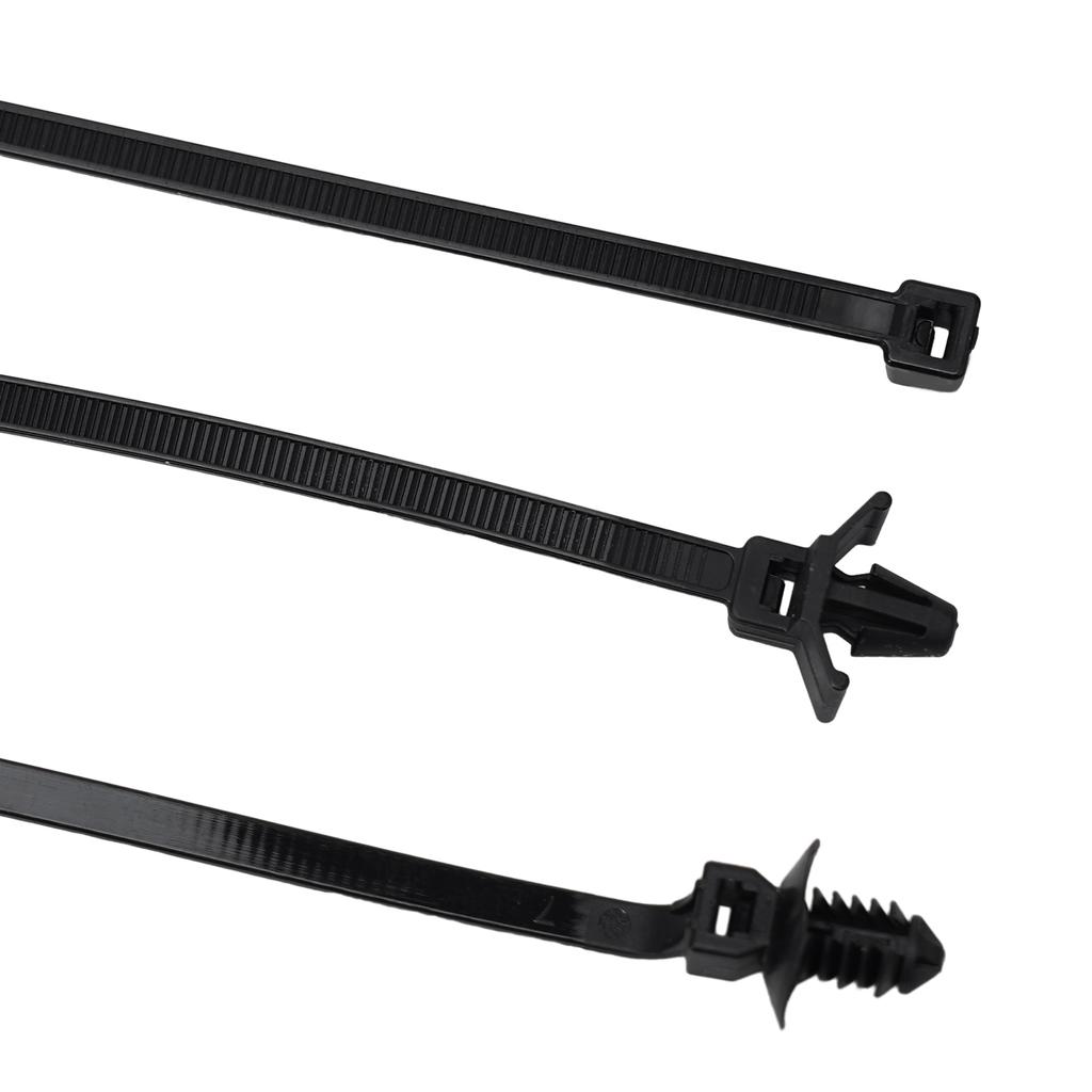 Reliable Push Mount Cable Ties for Engine Bay Wire Routing 45Pcs Bundle