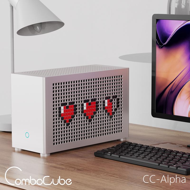 Мини-корпус ITX 8,5 л Алюминиевый CNC SFF-шасси для ПК Блок питания SFX Видеокарта 315 мм Портативный корпус для настольного компьютера