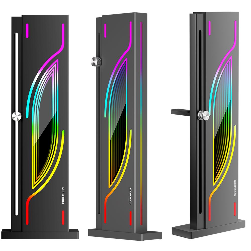 Поддержка графической карты 5V ARGB GPU Brace Регулируемая высота Вертикальная поддержка GPU