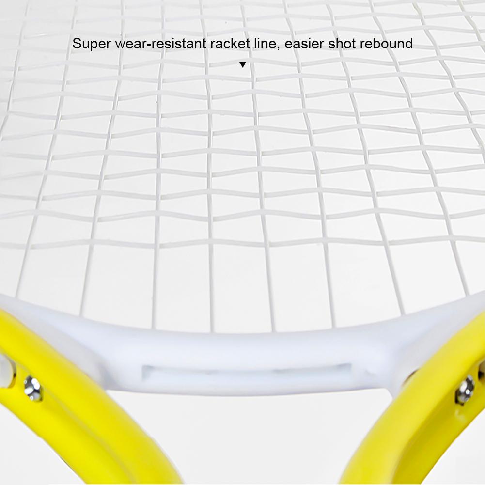 21" детская теннисная ракетка Macaron из железного сплава, износостойкая, прочная, для начинающих теннисистов