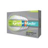 TAYLORMADE GOLF TM26 TourResp StripeYLW GLB dz Tour Response Stripe Yellow Мяч для гольфа Модель 2026 Белый/Желтый