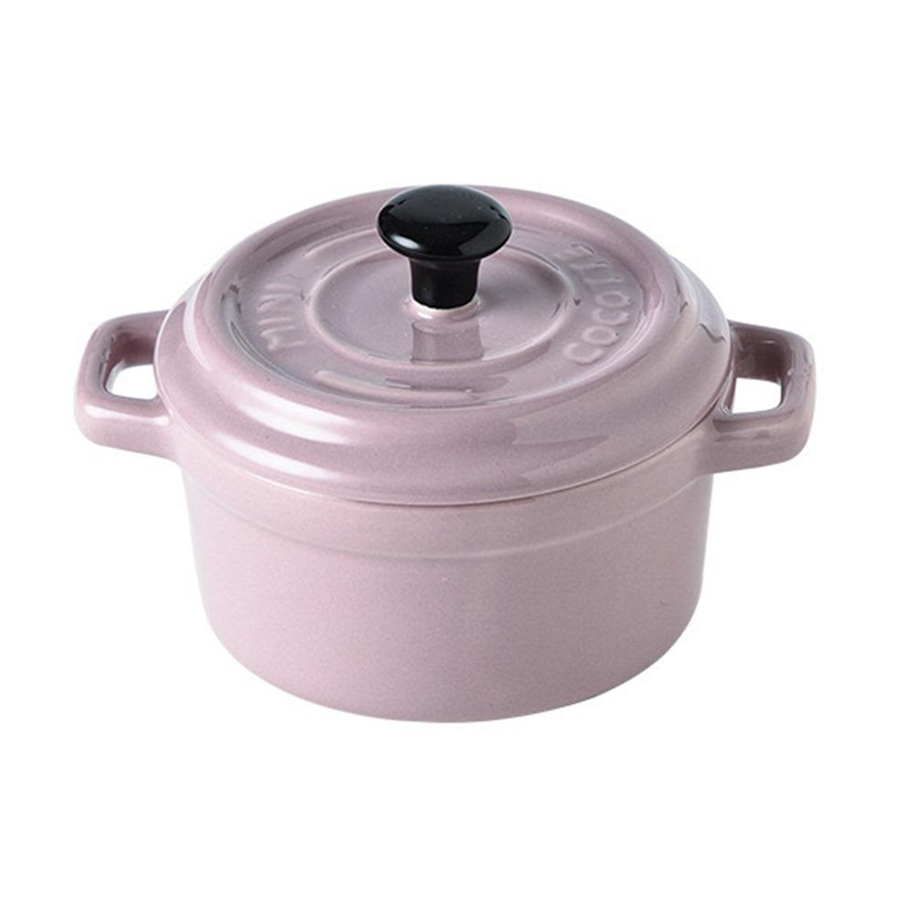 Миска для варки яиц на пару, защищающая от ожогов, с подвесными ушками, мини-кастрюля с крышками, миска для французского лукового супа, масло