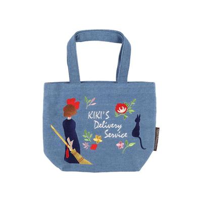 Сумка-тоут для ланча Studio Ghibli Kiki's Delivery Service Серия джинсовой вышивки НОВАЯ