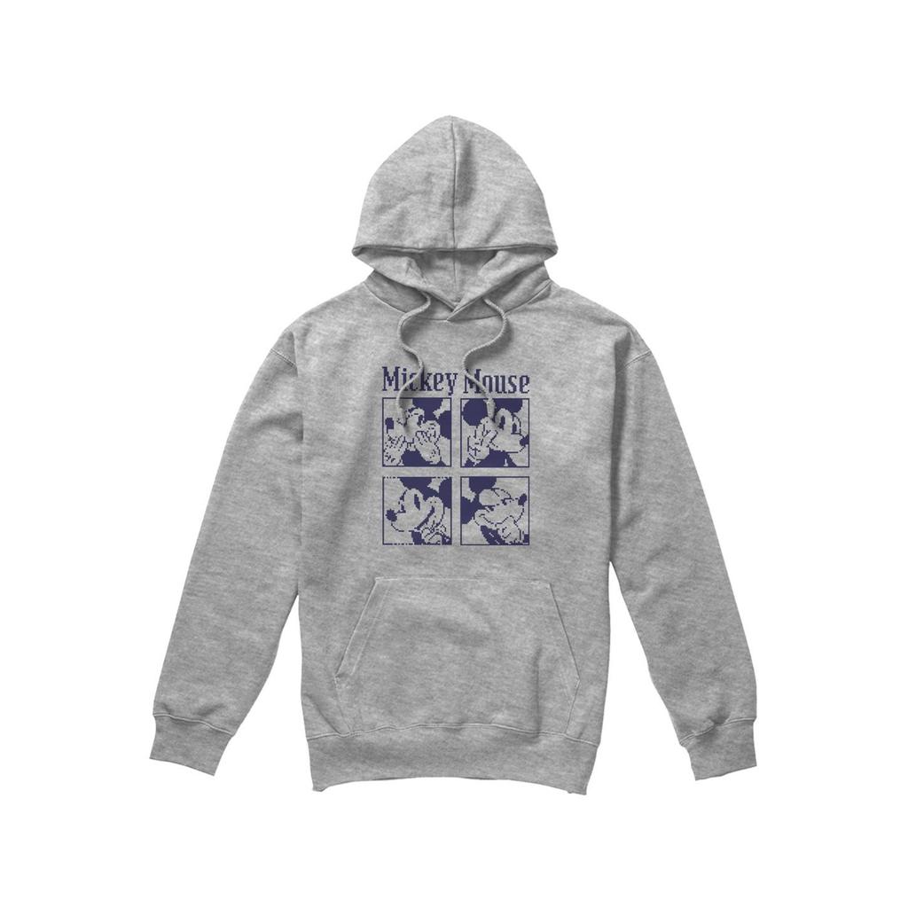 Disney Mens Mickey Mouse Pixelated Hoodie
