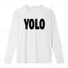 Yolo Unisexs T Shirt Cool Swag Design S 5xl Vintage Washed Streetwear Designer Clothes Slightly Soft Comfortable Homme Stylish