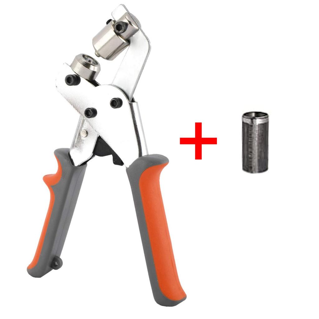 10 мм Ручной Зажим для Люверсов Портативный Рекламный Брезент Кнопочный Пресс Плакат Струйная Ткань Кнопочная Машина Пробивка Отверстий