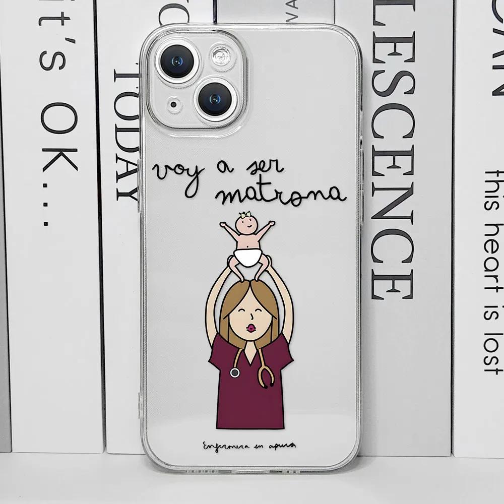 Чехол для телефона 'Медсестра Медицина Здоровье Сердце' для IPhone 16 15 13 12 11 Pro Mini XS MAX 7 8 14 Plus Доктор Уход Прозрачные Чехлы