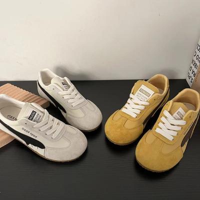 Кожаные дышащие с внутренней высотой, увеличивающей рост, гоночные немецкие тренировочные кроссовки женские 2025 летние новые модели показывают маленькие ноги, цветная спортивная обувь Forr