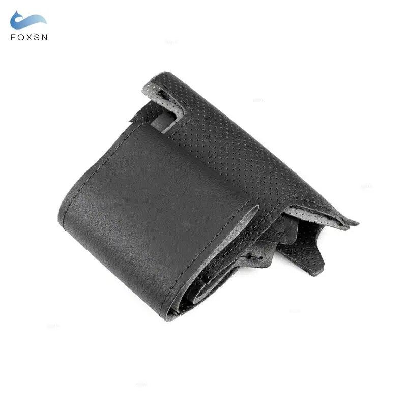 Оплетка на руле для Hyundai i30 2009 для Elantra Touring 2010 2011 2012, прошитая вручную кожаная накладка на руль