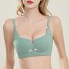 Gather Underwear Women's Top Support Thin Breathable Bra Push Up Bra