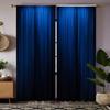 2 шт. HD Lake blue однотонные декоративные занавески Синяя цифровая печатная занавеска Стиль украшения дома Украшенная гостиная кровать
