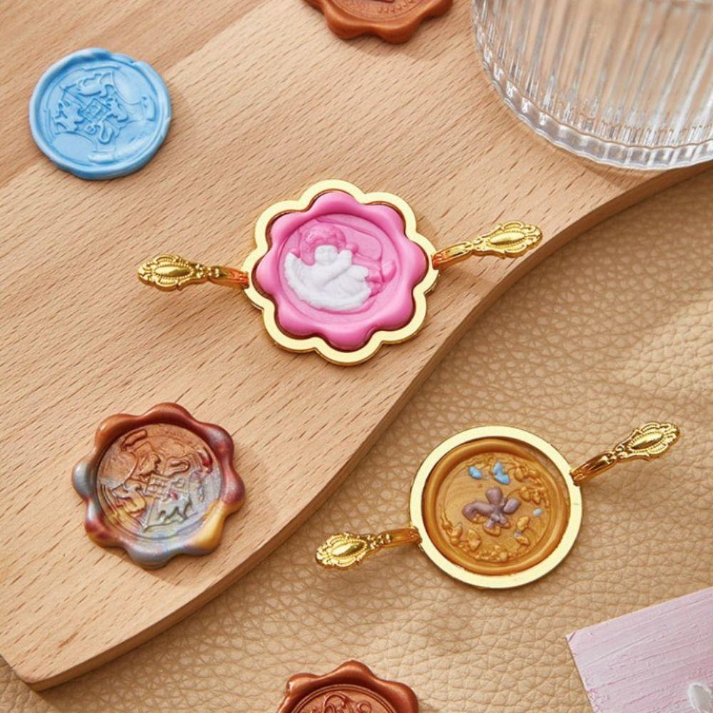 Crafts Tool Wax Sealing Shaper Wax Seal Stamp Rings Sealing Wax Molds Holder Wax Ring Shape Holder